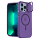 thumbnail image 4 of Funda Case Carcasa Tornasol Color Morado Con Soporte Premium Para iPhone 13 PRO Compatible Con Magsafe, 4 of 7