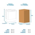 thumbnail image 4 of Lavadora MIDEA Semiautomática Doble Tina 13 Kg Blanca MT100W130/WB-MX, 4 of 4