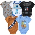 thumbnail image 1 of Conjunto de Bodys STAR WARS Grogu para Bebés Varones, Paquete de 5, 1 of 9