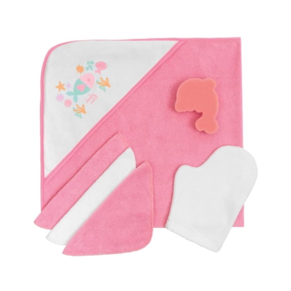 Conjunto para ducha Baby Mink Set Burbujas Rosa