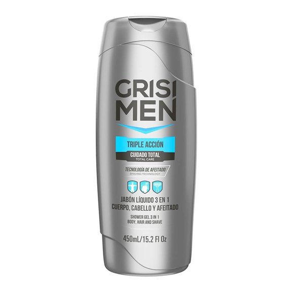 Shampoo Grisi Men Triple acción 450ml
