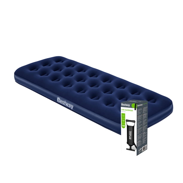Cama Inflable Colchón Individual Bestway Camping + Bomba