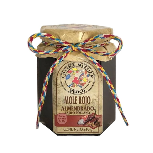 Mole rojo almendrado Cocina Mestiza estilo poblano en frasco 210 g