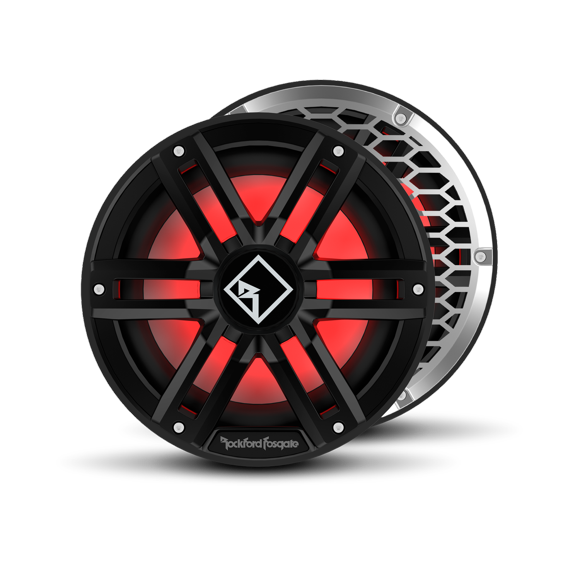 Subwoofer Marino Rockford Fosgate M2D2-10IB 1600 Watts 10 Pulgadas 2 Ohms Doble Bobina Color Optix N Rockford Fosgate M2D2-10IB