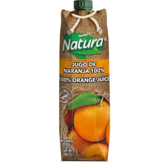 Pack de 12 Jugo Sonrisa Natura Naranja 946 ml Sonrisa Natura Naranja
