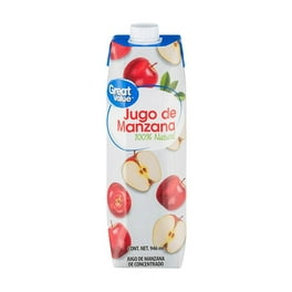 Jugo de manzana Great Value 100% natural 946 ml