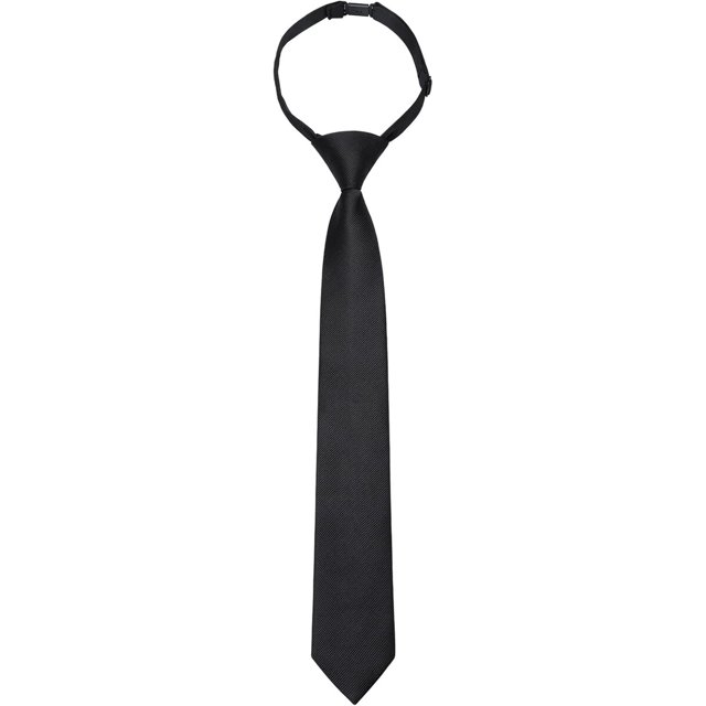 Enlision Corbata Infantil Preanudada 5.5 cm x 38 cm para Niños de 8 a 12 Años Color Negro