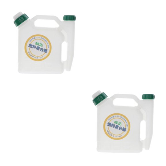 Eigraketly Botella mezcladora de gasolina de 2 tiempos Gran capacidad 25 a 1 Mezcla de combustible para motosierra 1.5L Type1 NO1