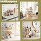 thumbnail image 5 of SONGMICS Organizadores de Cocina, Juego de 4 Estantes de Cocina, Apilables, Expandibles, Metal y Madera de Ingeniería, Blanco y Natural, 5 of 8