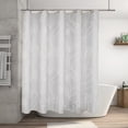 thumbnail image 1 of Cortina de Ducha de Plástico, Gruesa, Impermeable y Resistente al Moho, Cortina de Baño con Separación de Agua, 80 x 180 cm, para Baño, Dormitorio, Inodoro, 1 of 6