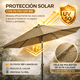 thumbnail image 5 of 2 Sombrilla Plegable 3 Mts Para Jardin Playa Camp Exterior. cafe, 5 of 9