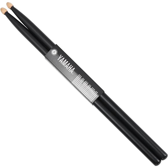 Baquetas negras 5A StickBlack 1Par 2Pzas Baquetas 5A 41cm Diámetro: 1.43cm Maple Negro.