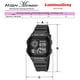 thumbnail image 5 of Reloj dual time moderno LuminoxGrey 4Pzas Longitud 27cm Ancho 4cm Grosor 2cm Digital Luz Gris&nbsp;Oscuro., 5 of 5