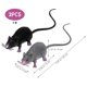 thumbnail image 5 of Juego de Ratones Realistas Espeluznantes Gris para Fiesta de Halloween, 5 of 7