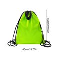 thumbnail image 3 of Mochila deportiva impermeable con cordón | Bolsa de gimnasio de tela Oxford Gran Capacidad | Organizador de Viajes Plegable de Fitness | Saco de almacenamiento duradero para exteriores, natación, 3 of 6