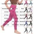 thumbnail image 3 of Amzcrzy Leggings Yoga Niñas 4 A 13 Años Cintura Alta Deportivos Cómodos Elásticos Control Abdomen Suaves Tacto Agradable Con Bolsillos Correr Ejercicio Azul, 3 of 9