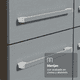 thumbnail image 5 of Cocina Integral Completa Madesa Emilly Pop 229cm Marrón/Gris, 5 of 10