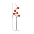 thumbnail image 3 of Calabaza de terciopelo sintético con ramas y bayas: decoración artificial de otoño para el hogar, ideal para la repisa de la chimenea, la mesa o como centro de mesa festivo., 3 of 7