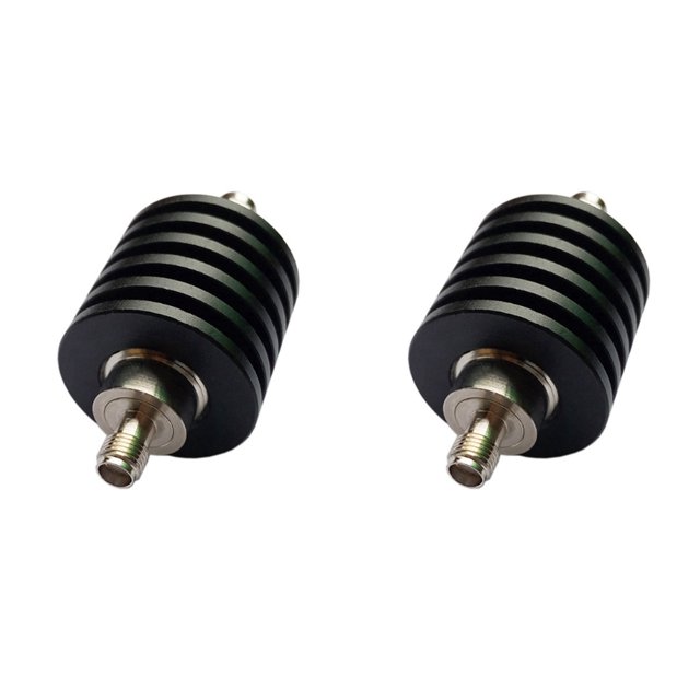2X Atenuador SMA de 10W Atenuador Fijo Coaxial DC-3GHz(30DB)