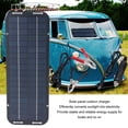 thumbnail image 4 of Cargador De Batería Solar Para Automóvil, Silicio Monocristalino Conversión De Alta Eficiencia Panel Solar Portátil Liviano De 12 V 5 W Renovable Para Motocicleta, 4 of 7