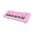 thumbnail image 1 of Piano de teclado eléctrico portátil de 37 teclas, instrumento musical de órgano electrónico antiguo Rosado, 1 of 9