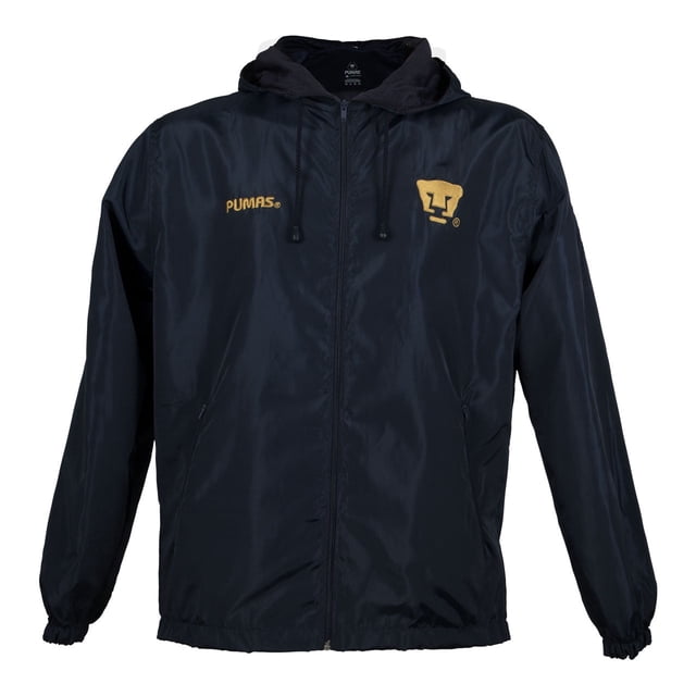 OLD SCHOOL SPORTS Pumas UNAM Chamarra Rompevientos Sport Azul/Dorado Hombre OLD SCHOOL SPORTS Pumas de la UNAM Pumas UNAM Sport repelente al agua