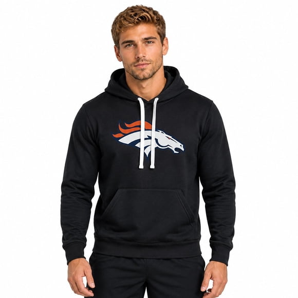 NFL Sudadera Hoodie Denver Broncos Negro para Hombre