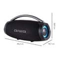 thumbnail image 4 of Bocina Bluetooth Boombox Aiwa 70w Funcion Tws Aw-b403 Negro Negro, 4 of 6