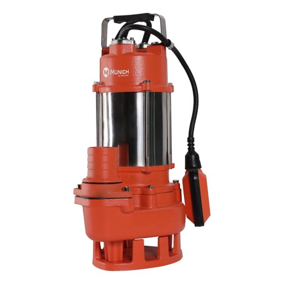 Bomba Sumergible Acero Inoxidable Agua Sucia 1hp Flotador Munich WQD-16