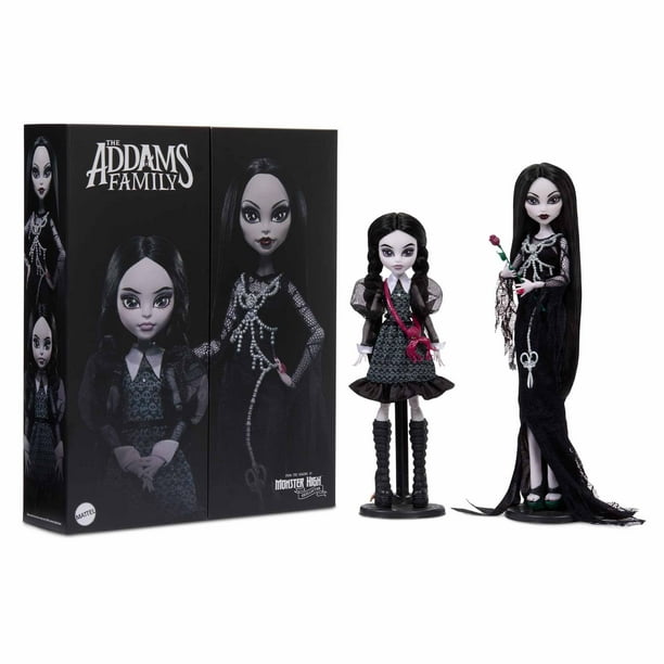 Dolls Monster High Skullector Addams Family Morticia & Wednesday