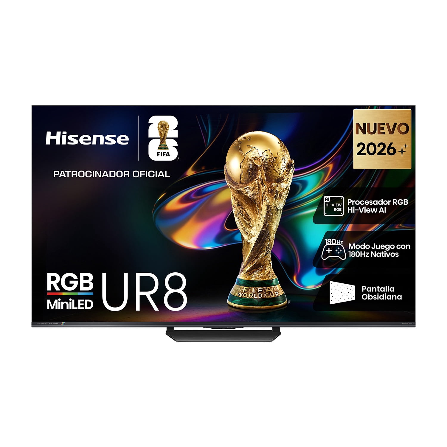 Pantalla Hisense de 85 pulgadas RGB-MINILED 85UR8SG
