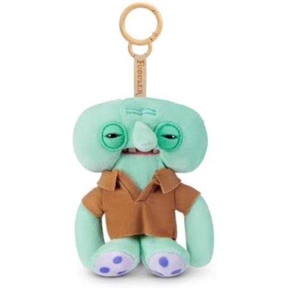 Llavero de peluche Fuggler Bob Esponja, 13 cm, con licencia oficial