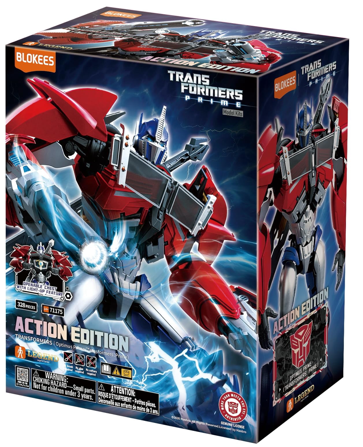 Kit de Modelo BLOKEES Transformers Prime Optimus Prime 328 piezas