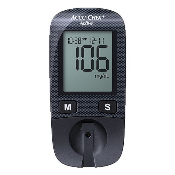 Glucómetro Continuo Accu Chek Active Negro