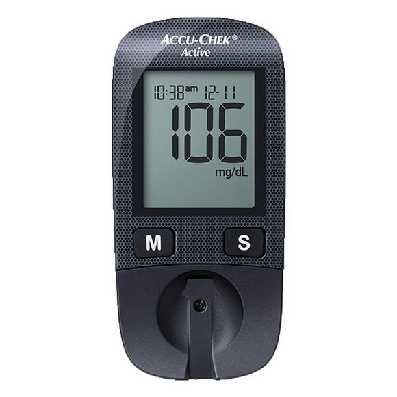 Glucómetro Continuo Accu Chek Active Negro
