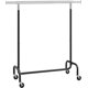 thumbnail image 1 of SONGMICS Burro Ropa con Ruedas, Perchero Burro Extensible, Capacidad de Carga de 130 kg, Fácil de Montar, Portátil, Negro y Plata, 1 of 5
