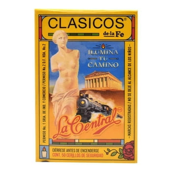 Cerillos Clásicos 10 cajitas con 50 pzas c/u