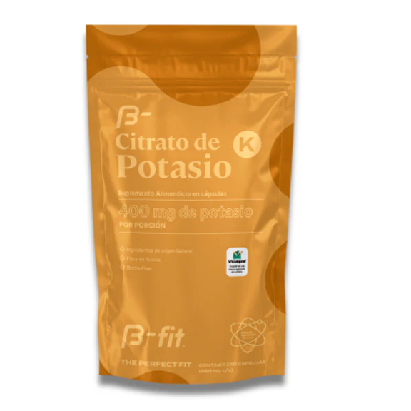 Citrato de Potasio 400mg B-fit 220 cápsulas