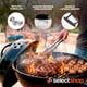 thumbnail image 5 of Parrilla BBQ Asador De Carbon Redonda Para Carne Asada Anafre Parrilla De Carbon Con Rejilla Facil De Limpiar Compacto De Acero Inoxidable (NEGRO), 5 of 8
