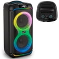 thumbnail image 1 of Bocina Bluetooth 800W Con Luces LED USB Micro SD AUX Radio FM Portátil 12h Enlaza 2 Dispositivos Carga Tipo C Signa Sound Blast, 1 of 9