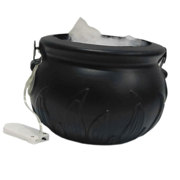Tazón de con caldero de , regalo de Halloween, suministros de fiesta novedosos y espeluznantes, accesorio de fotos para porche, mesa, S con luz de 3 m