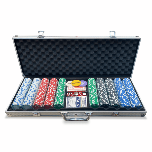 Maletín de 500 fichas de Poker Diversiones Bago 500