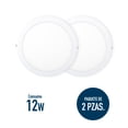 thumbnail image 2 of Panel  LED ICON Sobreponer 12W Luz Cálida 30,000 hrs de uso ICON  Pack 2 pzas., 2 of 9