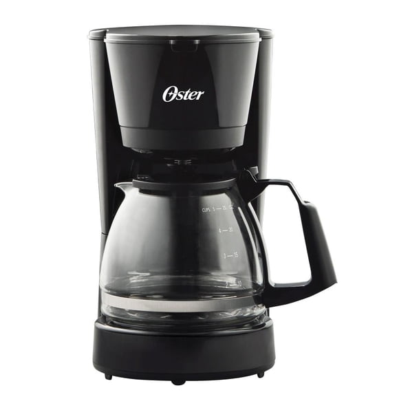 Cafetera Oster 5 Tazas de Capacidad, con Filtro Permanente, Negro