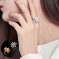 thumbnail image 2 of Qarigey Anillo de apertura para mujer, anillos de decoración de cobre, decoraciones de mano ajustables, joyería chapada para niñas y mujeres, joyería Ropa, zapatos y accesorios Miscelánea Oro Qarigey AP014632-02, 2 of 6