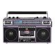 thumbnail image 1 of Radiocasetera QFX Purple  Bluetooth con Conversión a MP3 y Ecualizador de 3 Bandas Am/Fm, 1 of 10