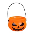 thumbnail image 1 of Xihbxyly Cesta de Dulces de Calabaza de Halloween, Diseño de Cara Malvada Espeluznante, Material Plástico Resistente, Asa Fácil de Transportar, Almacenamiento o Decoración Versátil, Perfecta para Ped, 1 of 7