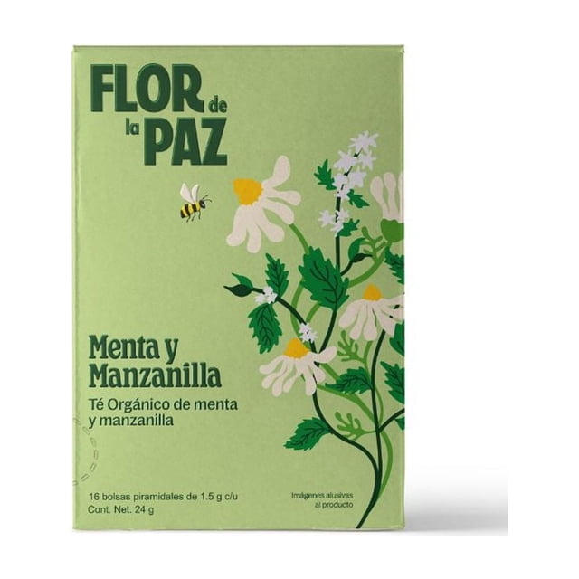 Té Flor de la Paz Esencia del alma 16 bolsitas con 1.2 g c/u