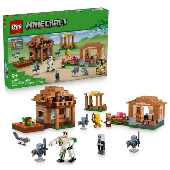 Set LEGO Minecraft Ataque del Evocador a la Aldea 21596
