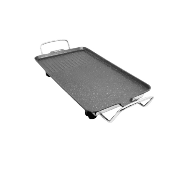 Parrilla Eléctrica con Antiadherente de Doble Superficie Modelo Negro
